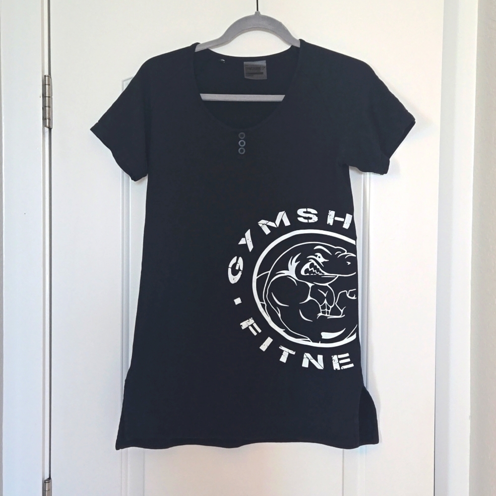 Gymshark longline fitness tee xs